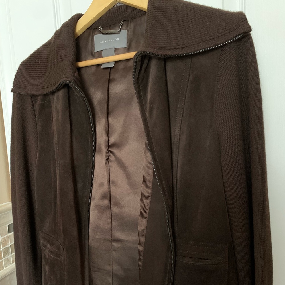 Ann Taylor suede jacket